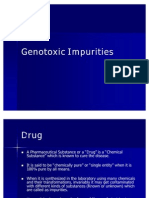 Presentation On Genotoxic Impurities