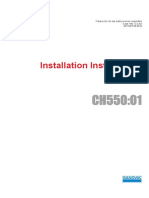 05.CH550-01 Installation Instructions S223.1150-02 Es