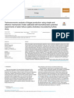 Technoeconomic Analysis of Biogas Production Using Simple and Effecti - 2022 - E