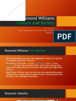 Raymond Williams Culture and Society PDF