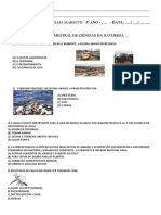 Av. Bimestral 1º Bimestre Ciencias PDF