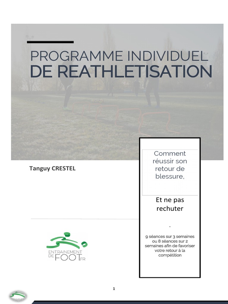 Comment Ne Pas Se Blesser Lors D un Effort Physique Schema Youcef Programme PDF | PDF | Muscle squelettique