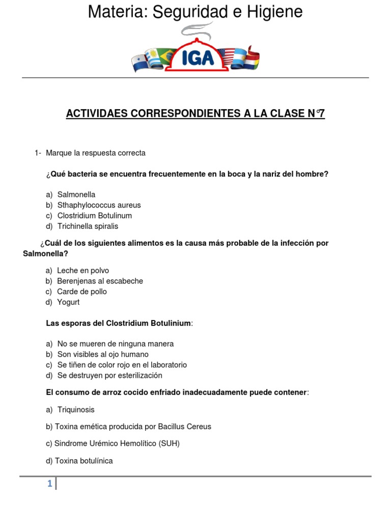 Activ Clase 7 | PDF