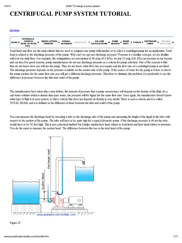 Print HOW TO Design A Pump System PDF PDF
