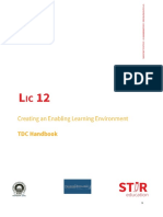 TDC Handbook - LIC 12 - Creating An Enabling Learning Environment - Final Version PDF