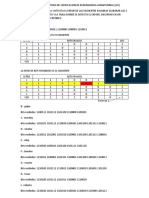 Ejercicios Del Metodo de Verificacion de Redundancia Longitudinal