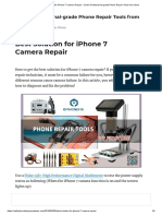 Best Solution For Iphone 7 Camera Repair - Share Professional-Grade Phone Repair Tools From China PDF