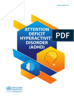 Adhd (Who) PDF