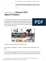 How to Fix iPhone 7_7P Signal Problem – Share Professional-grade Phone Repair Tools from china