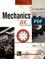 Mechanics For JEE (Main Advanced) Volume 1 by Er. Anurag Mishra PDF