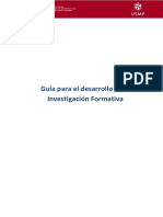 Guía para El Desarrollo de La Investigación Formativa