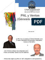 PNL Y Ventas (Génesis Del PNL) : Profesor Msc. Tulio Gotopo