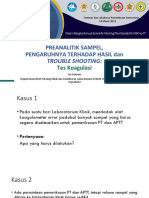 Pengaruh Sampel & Troubleshooting - DR DR Usi Sukorini M.Kes SP - PK (K)