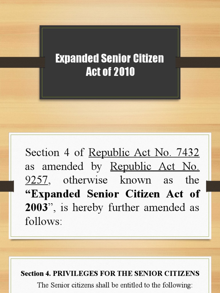 Expanded Senior Citizen Act of 2010 PDF