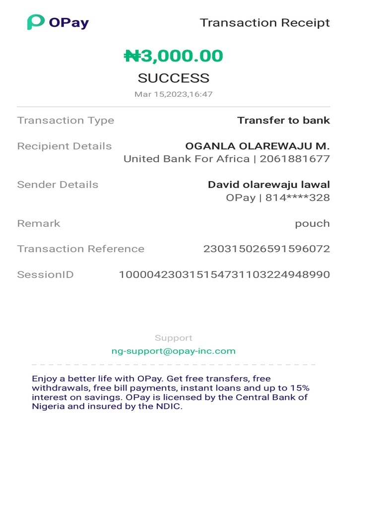 Transaction Receipt-230315026591596072 | PDF