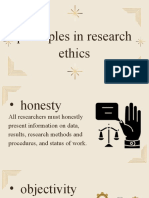 Principles in Research Ethics