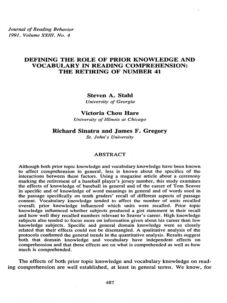 defining-the-role-of-prior-knowledge-and-vocabulary-in-reading