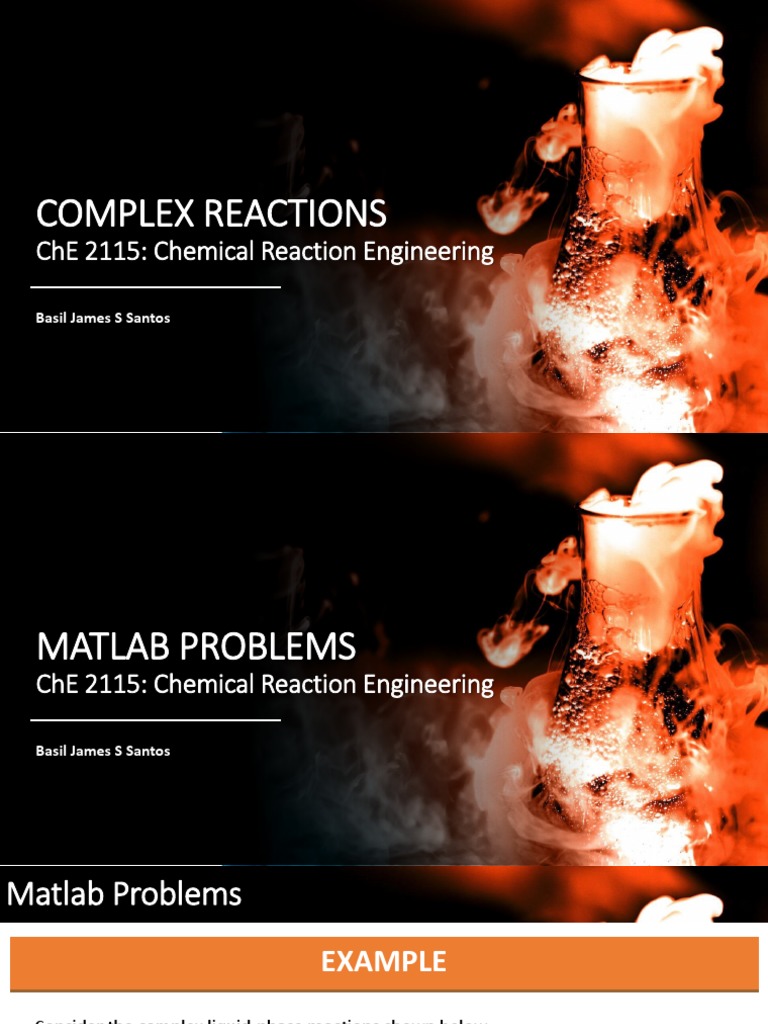 Biochemical Reaction Modeling in MATLAB | PDF | Stoichiometry ...