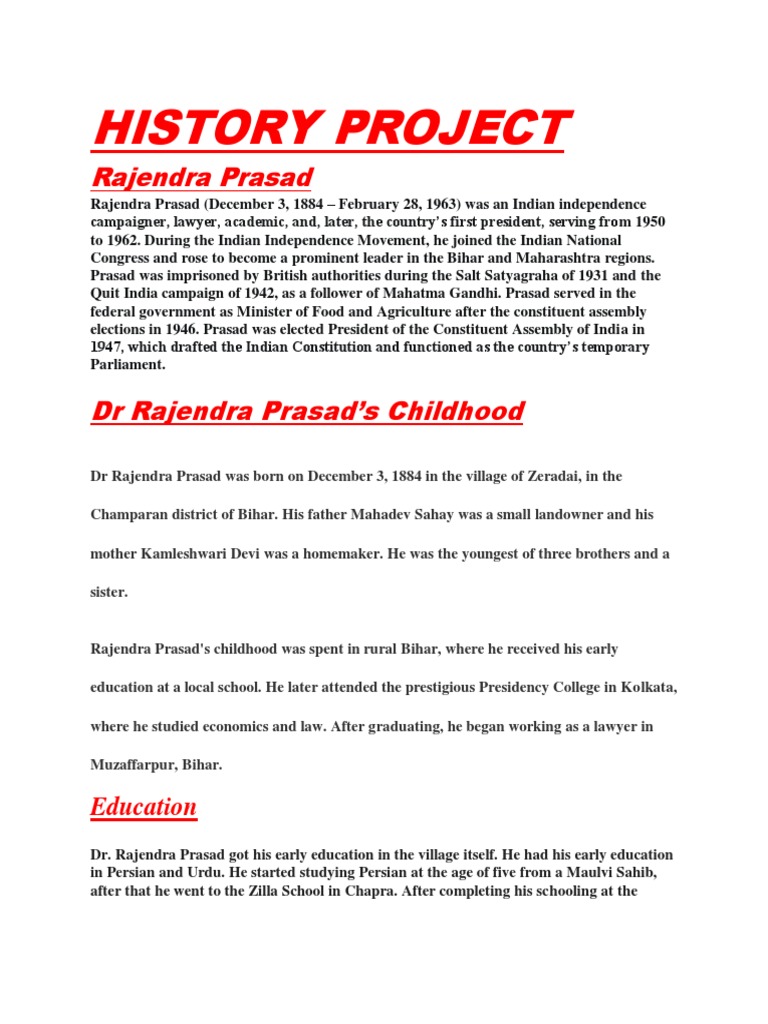 History Project | PDF | Indian National Congress | Politics Of India