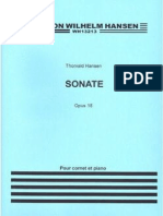 Thorvald Hansen - Sonata (Trompete e Piano) Edward Tarr