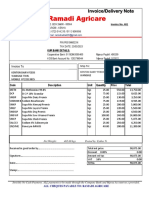 Ramadi Agricare: Invoice/Delivery Note