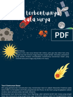 Teori Terbentuknya Tata Surya PDF