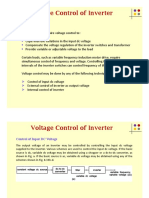 Voltage Control of Inverter