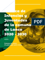 Política de La Infancia y Juventud Lanco PDF