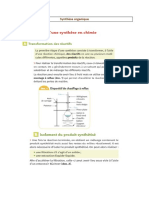 Synthèse Organique - Cours