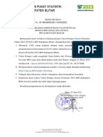 Pengumuman Hasil Seleksi Administrasi Calon Petugas Sensus Pertanian 2023 Kabupaten Blitar PDF