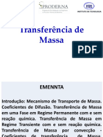 Transferência de Massa: Universidade Federal Do Pará Instituto de Tecnologia