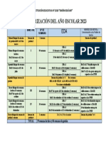 Calendarizaciòn 2023