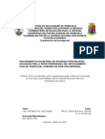 Procedimientos de seguridad penitenciaria del Destacamento No443