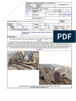 Abolladura de Excavadora Cae-09 Por Caida de Roca