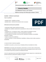 Ficha de Trabalho - TCAT - 3º ANO