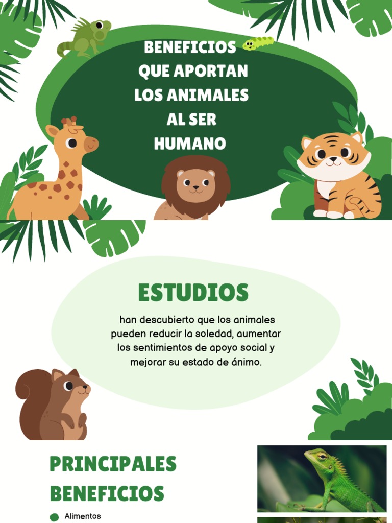 Beneficios de los Animales para Humanos | PDF