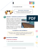 Situación 1: "Estimamos La Producción de Galletas": 46 Ficha Matemática