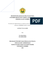 Prosedur Pelaksanaan Pelayanan Pada (Persero) Daop 9 Jember: Customer Service Di Pt. Kereta Api Indonesia