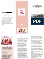 Panfleto Do Dia Das Mulheres PDF