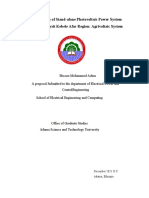 Design and Analysis of Agrivoltaic System in Afar Region