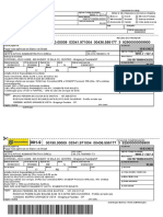 Comprovante de entrega de boleto