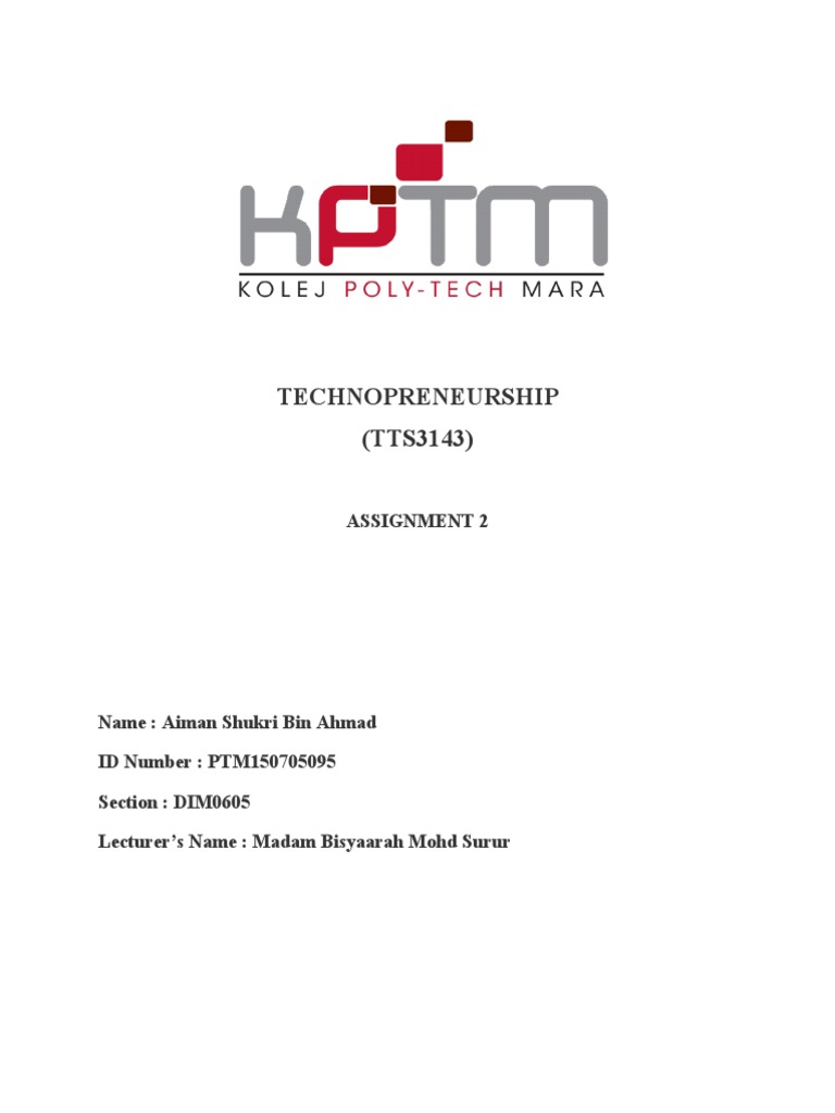 Assignment 2 Techno Daus PDF Marketing Marketing Research