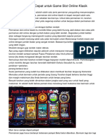 Panduan Unggul Cepat Untuk Game Slot Online Klasikxvfsr PDF
