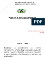 Inspección circuitos MT CFE Matamoros