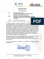 Instructivo 8 Direccion Distrital Huachacalla 2023