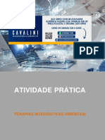 Atividade Prática - Terapias Integrativas Orientais