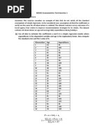 MOOC Econometrics Test Exercise 1