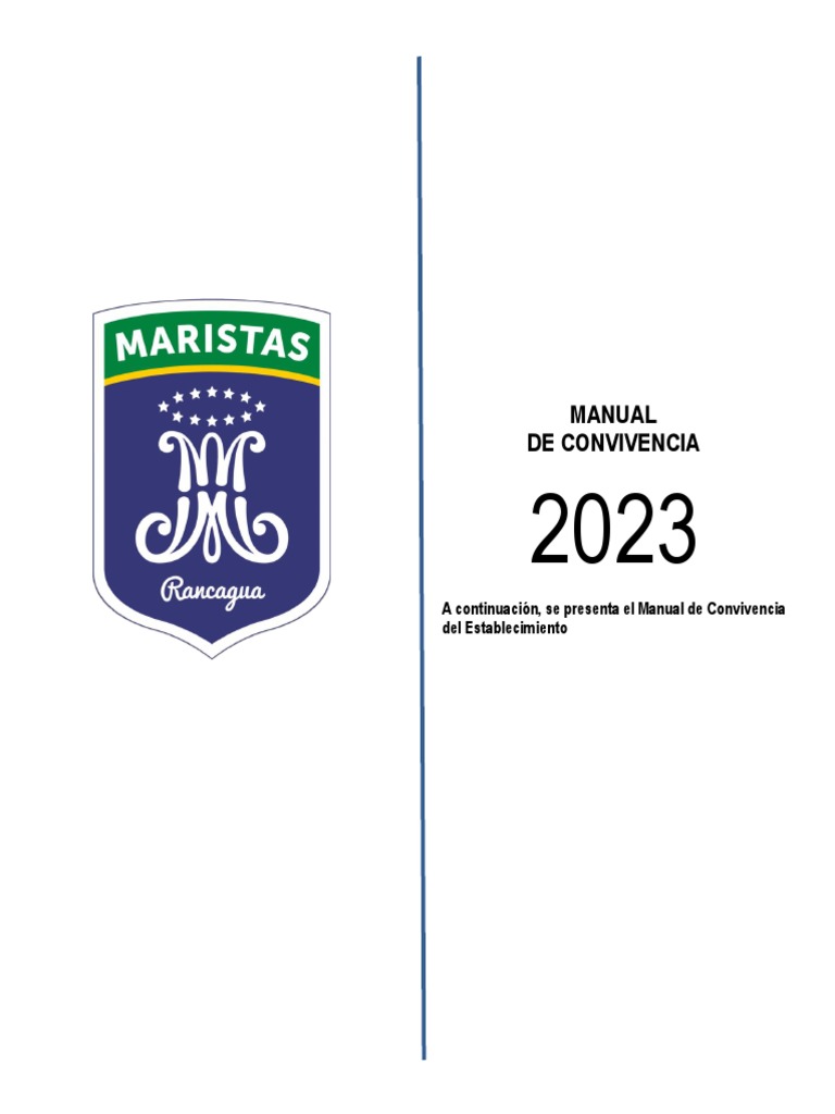 Manual de Convivencia Escolar 2023 | PDF | Inclusión (Educación ...