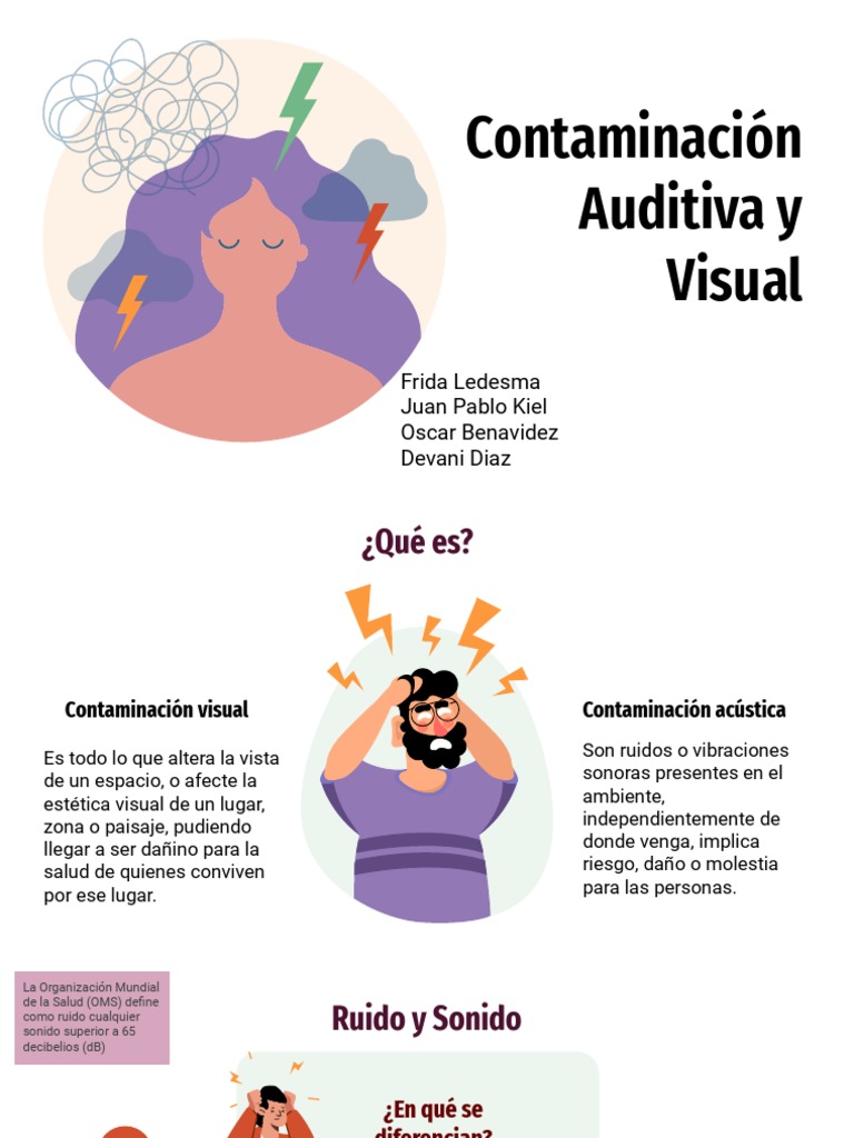 Contaminacion Auditiva y Visual PDF | PDF | Sonido | Escuchando