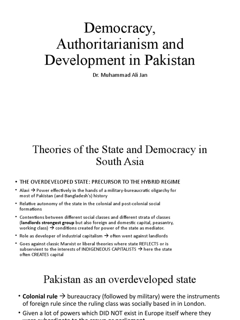 Week 11 - Democracy Authoritarianism | PDF | Bureaucracy | Democracy